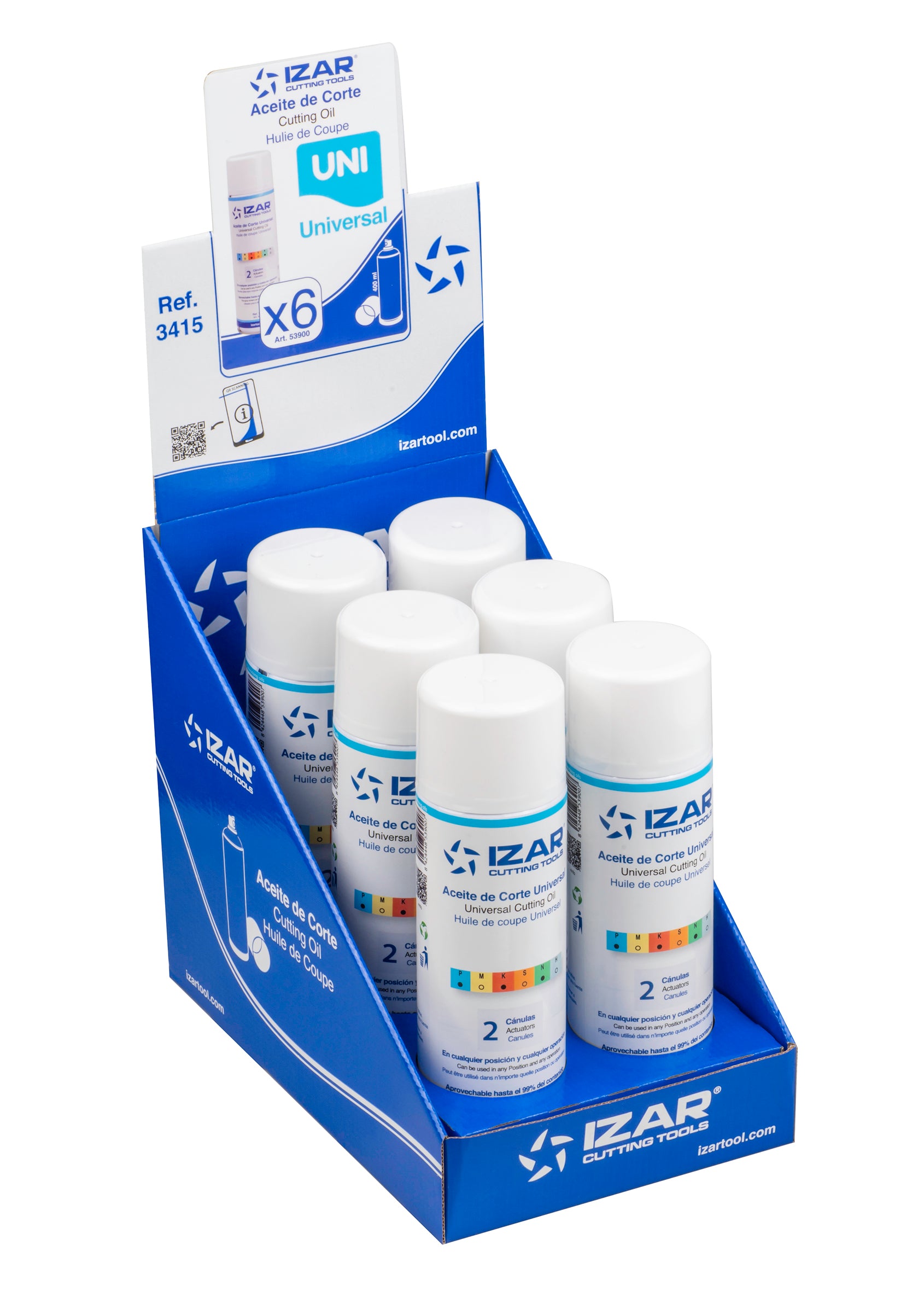 EXPOS.SPRAY OLEO UNIV.6 PCS. ART.13912