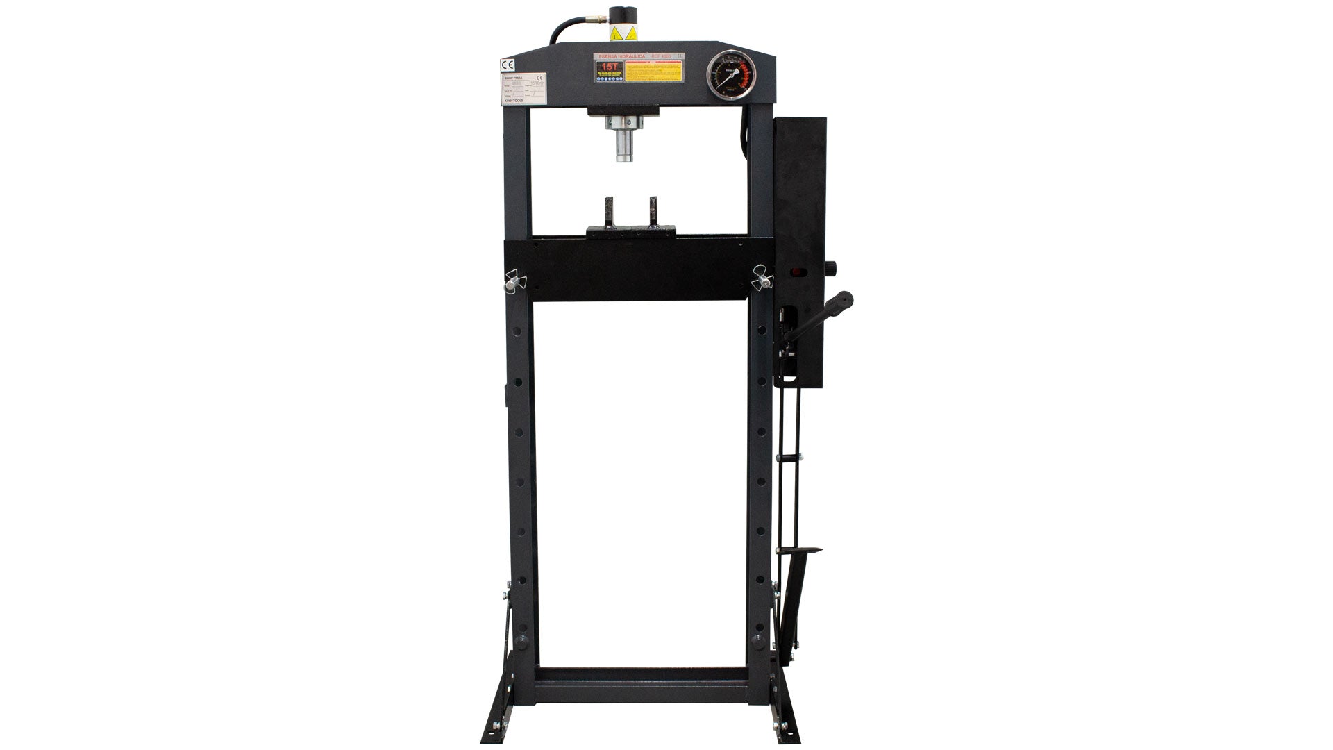 PRENSA HIDRAULICA 15 TON DUPLA VELOCIDADE E PEDAL (4880)