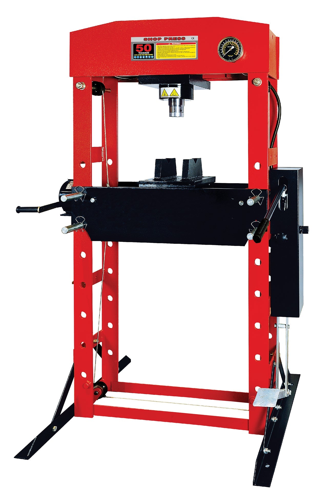 PRENSA HIDRAULICA 50TON DUPLA VELOCIDADE E PEDAL (4890)