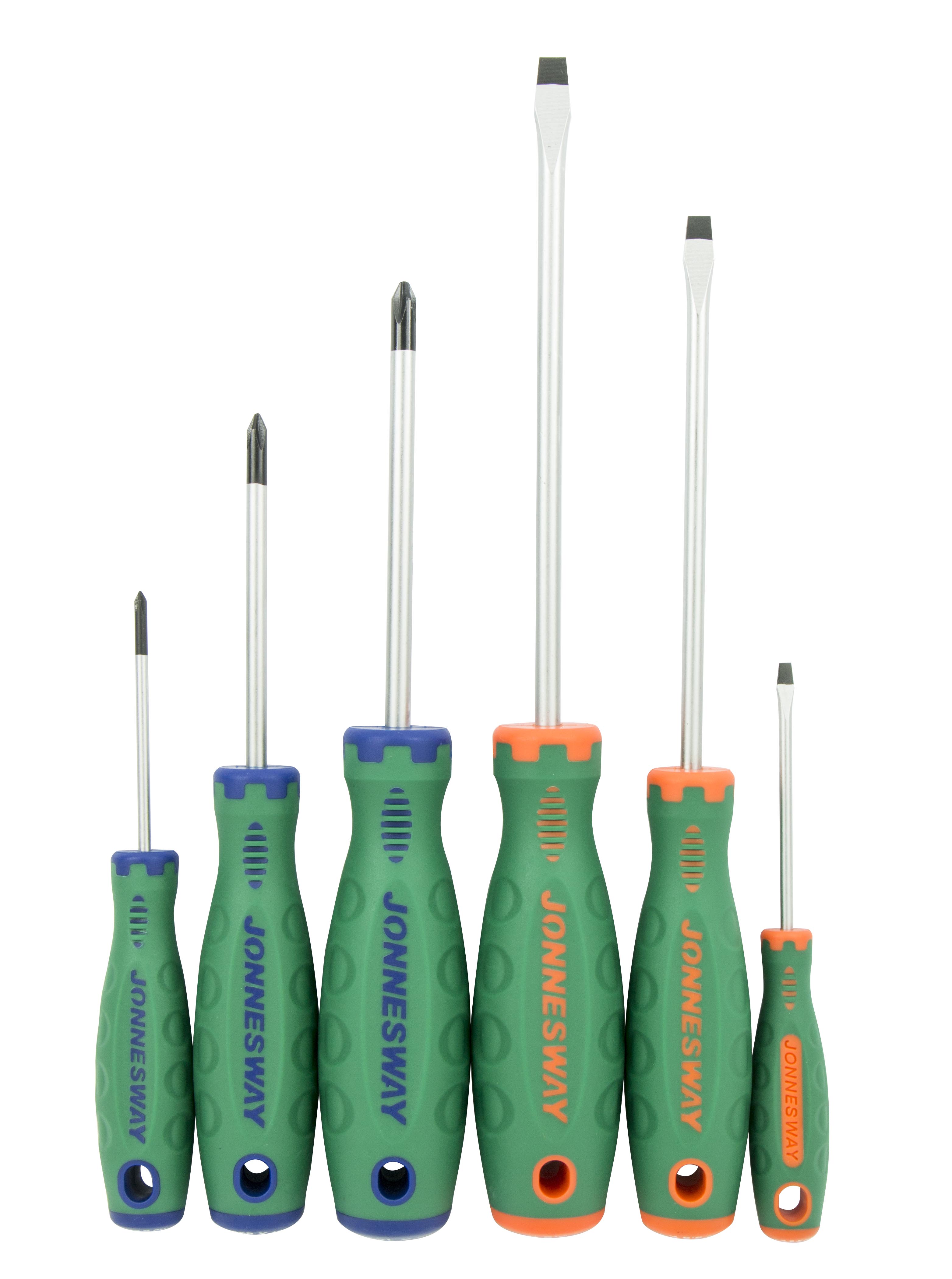 Jogo de 6 chaves Fenda/Phillips