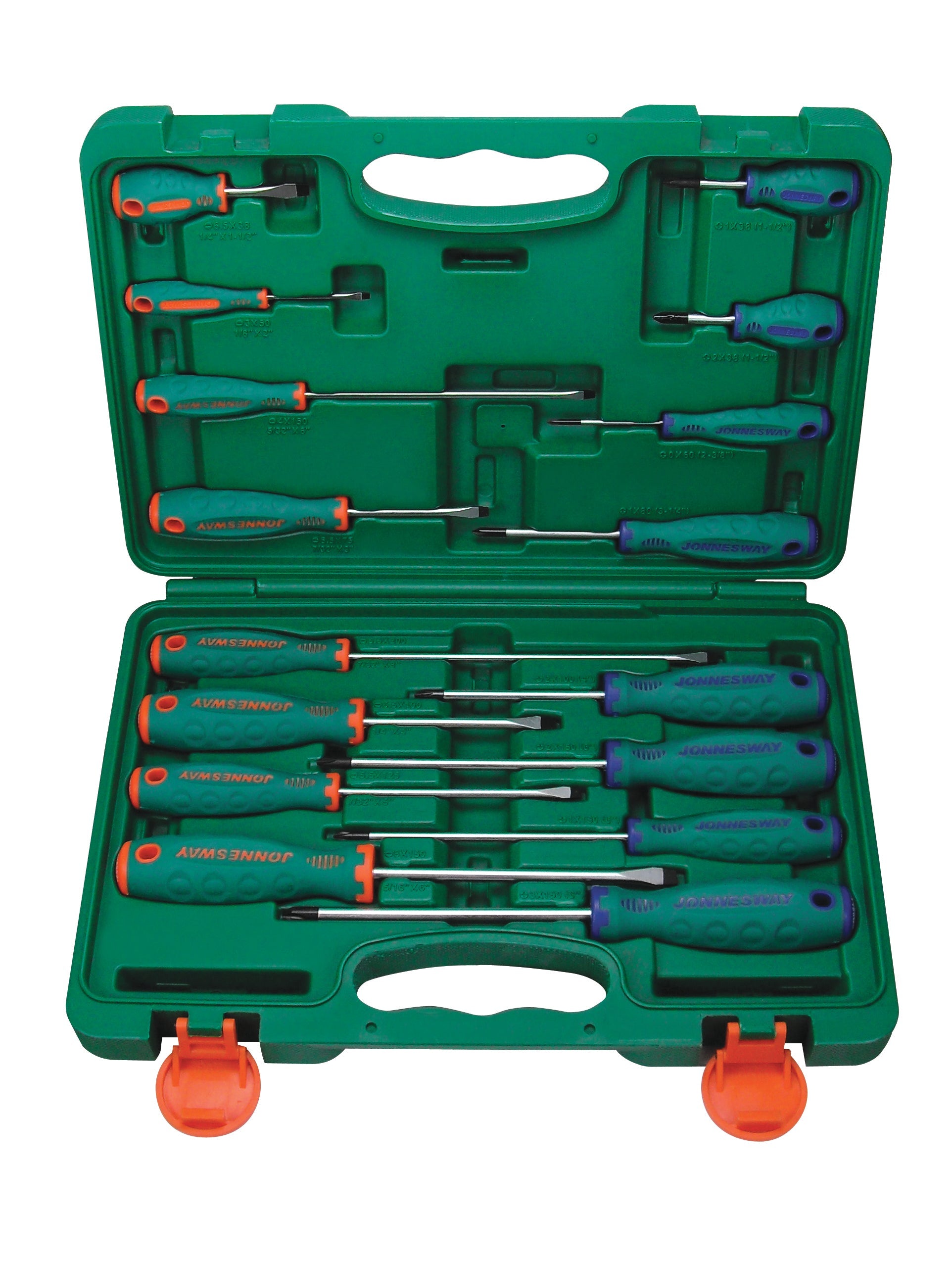 Jogo de 16 chaves fenda/phillips