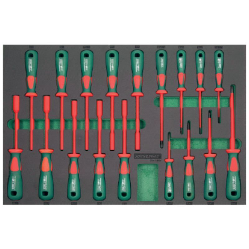 Tabuleiro EVA com Ferramentas isoladas (1000 Volts)