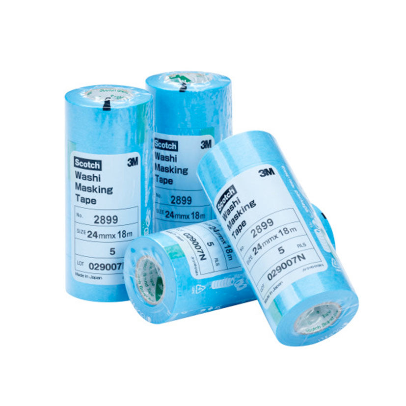 FITA WASHI 2899 AZUL 18 MM X 50 M. 12U.
