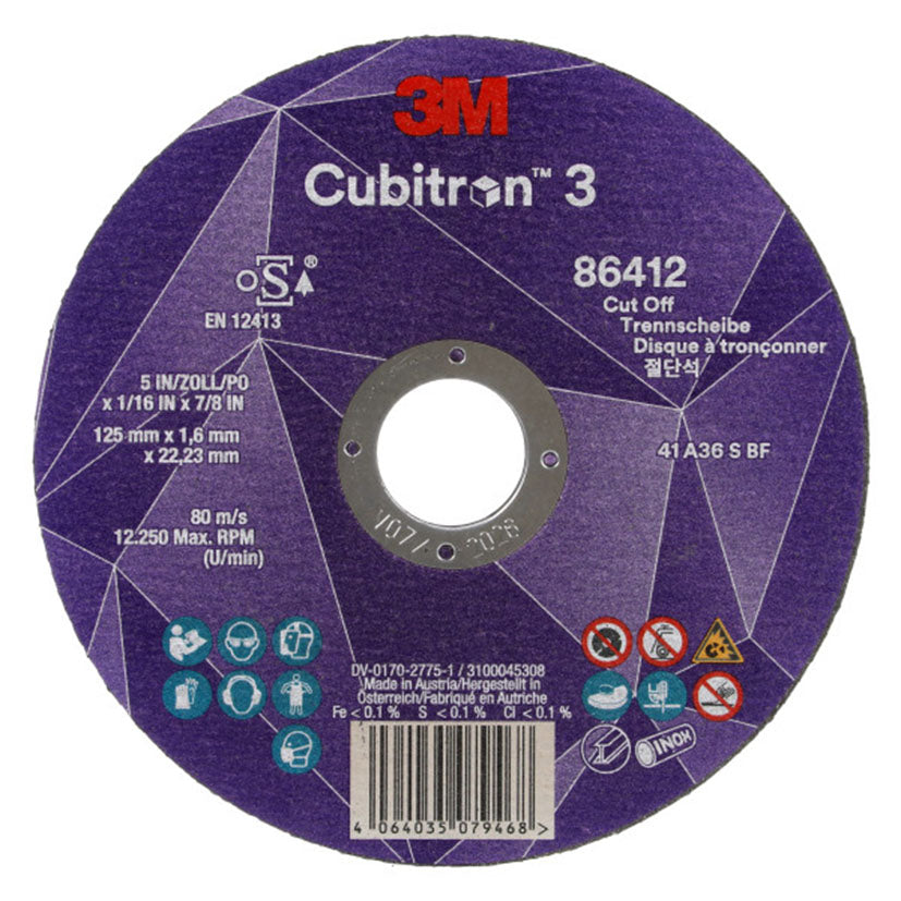 DISCO DE CORTE 86647 60+.125X1X22,23MM — PACOTE (683B724P)