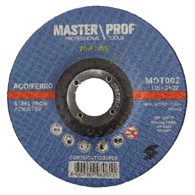 Disco de Corte TopLine 115 x 3,0 mm (50 Unidades)