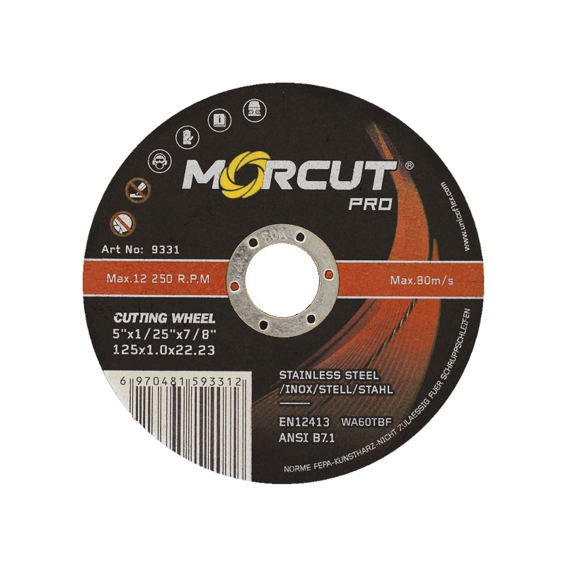 Disco de Corte HSS / Inox 125x1 MORCUT PRO (50 Unidades)