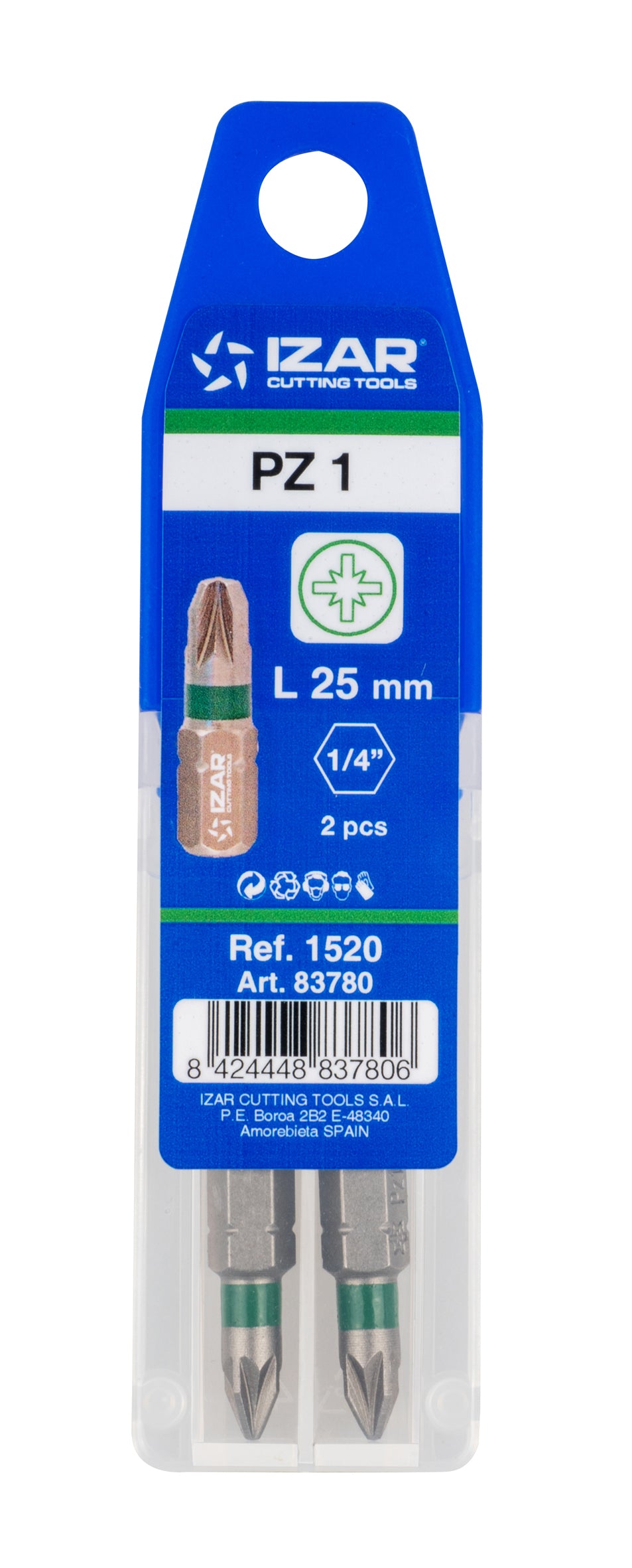 BITS PZ 3MM L25 - 2PCS ART.83784