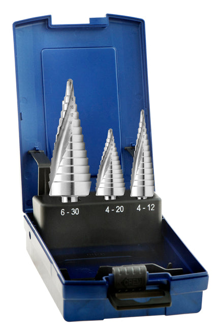 JOGO BROCAS ESCALONADAS HSSE INOX