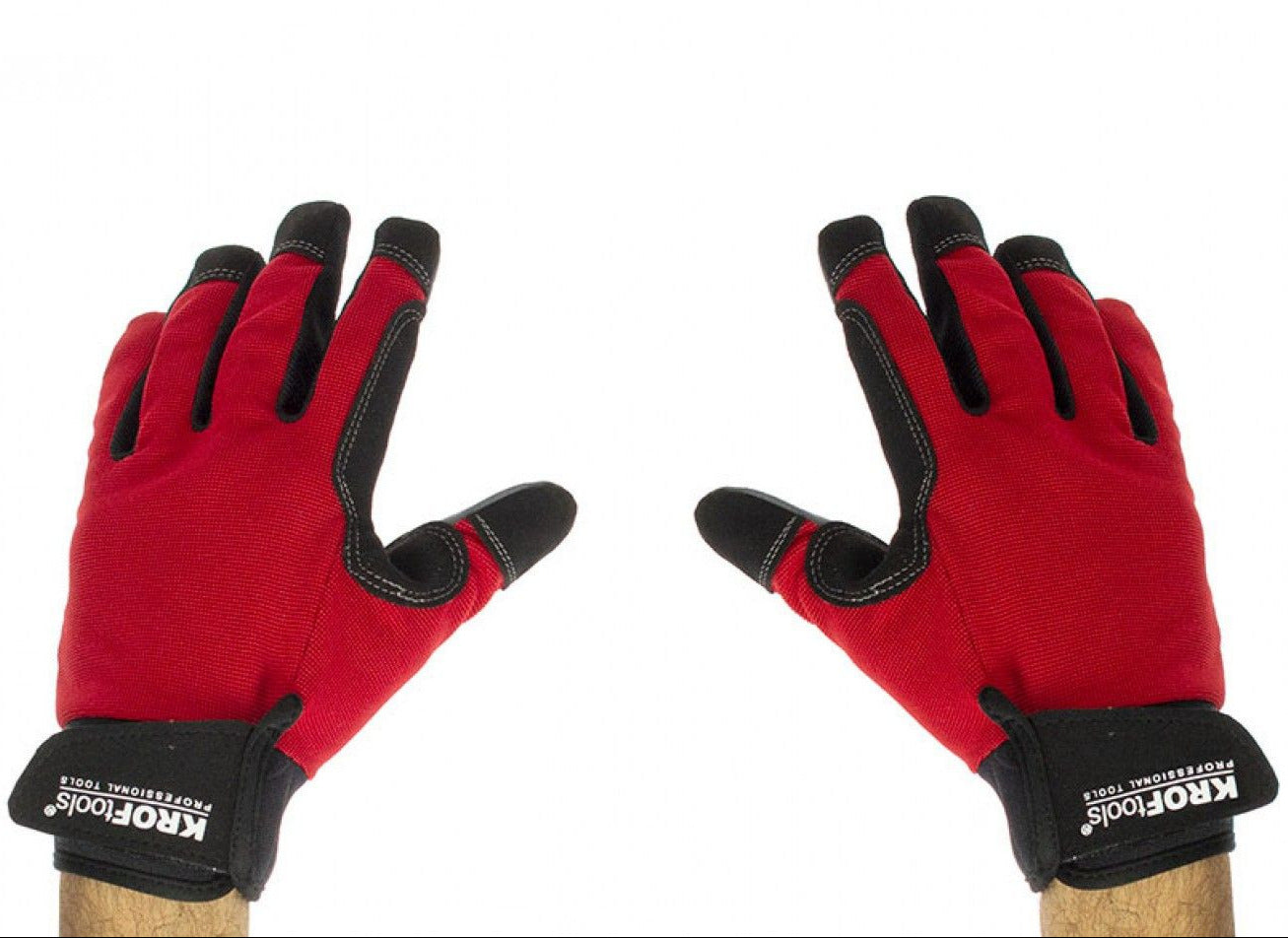 LUVAS TRABALHO MECÂNICA KROFTOOLS EN388 CE CAT II (LUVAS)