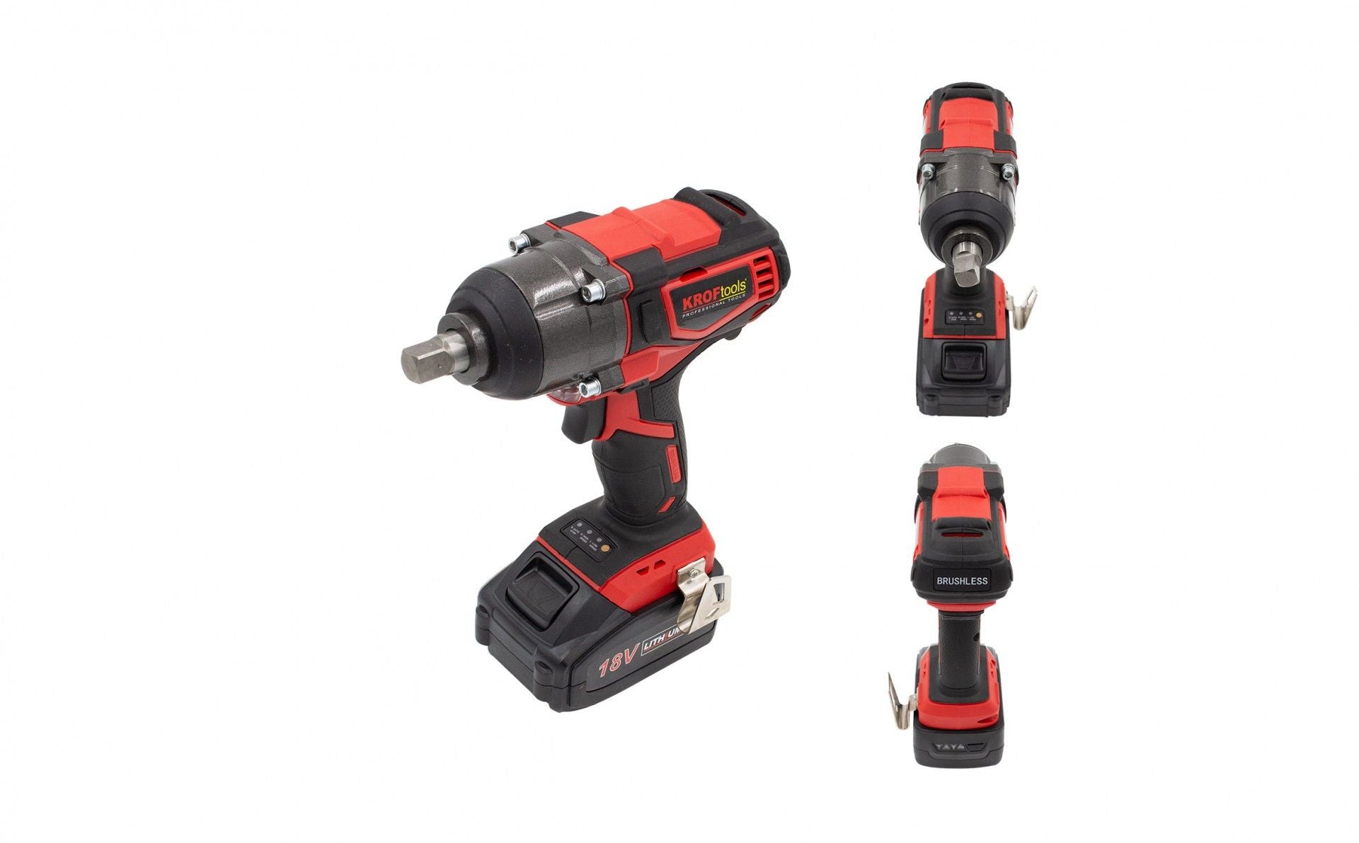 KIT CHAVE IMPACTO 1/2 + REBARBADORA - 18V