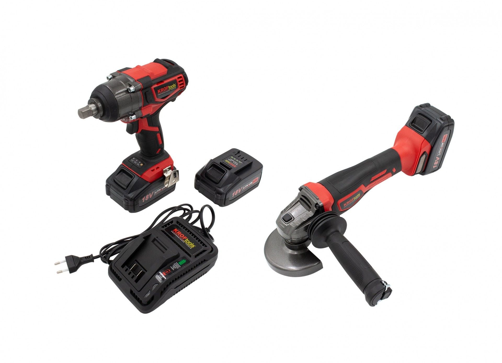 KIT CHAVE IMPACTO 1/2 + REBARBADORA - 18V
