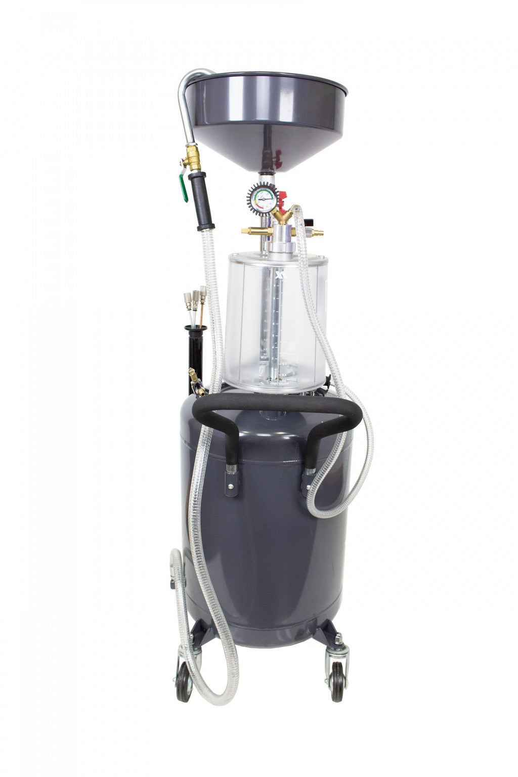 ASPIRADOR ÓLEO C/VISOR +APARADEIRA RESERVAT. 80LTS