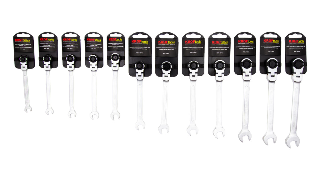 Chave Boca Luneta c/ Roquete Flexível KrofTools