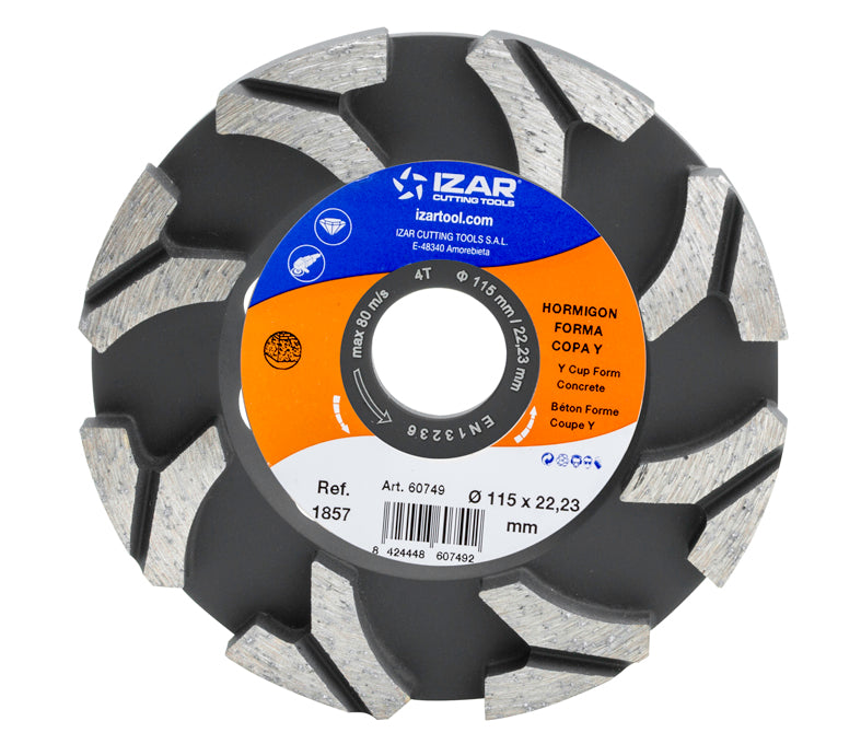 DISCO UNIV.CONCRETO 125 ART.60750