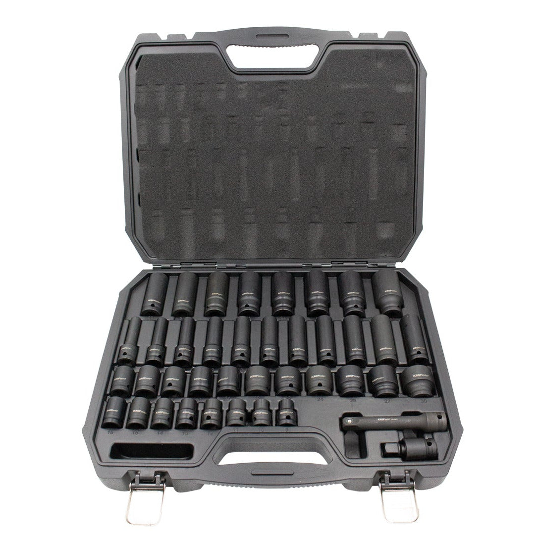 KIT CHAVES IMPACTO 1/2'' 40PCS