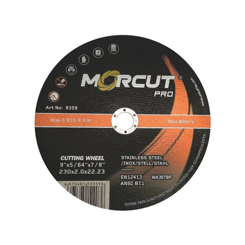 Disco de Corte HSS / Inox 230×2 MORCUT PRO (25 Unidades)