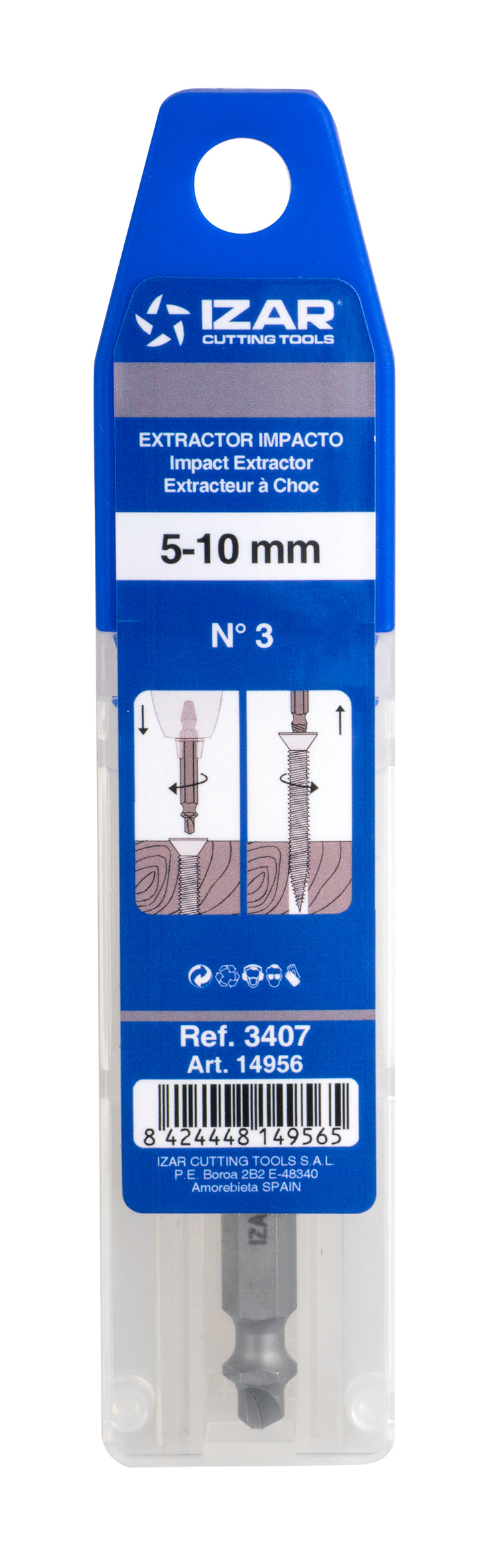 EXTRACTOR IMPACTO Nº4 6-12 ART.14958