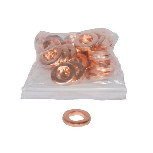 12 ANILHAS INJETOR COBRE KIA 13.7x7.3x2 (4400-17)