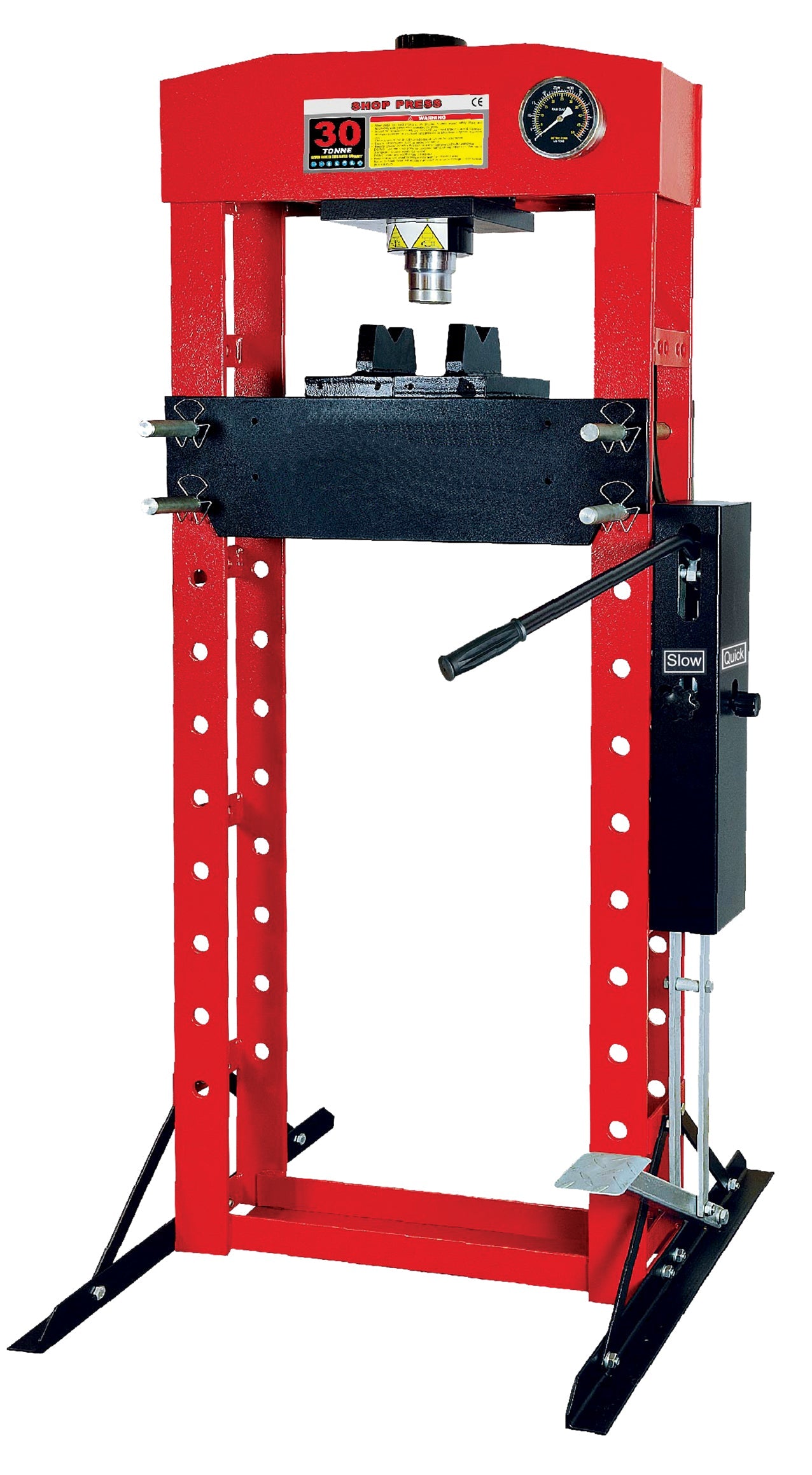 PRENSA HIDRAULICA 30TON DUPLA VELOCIDADE E PEDAL (4885)