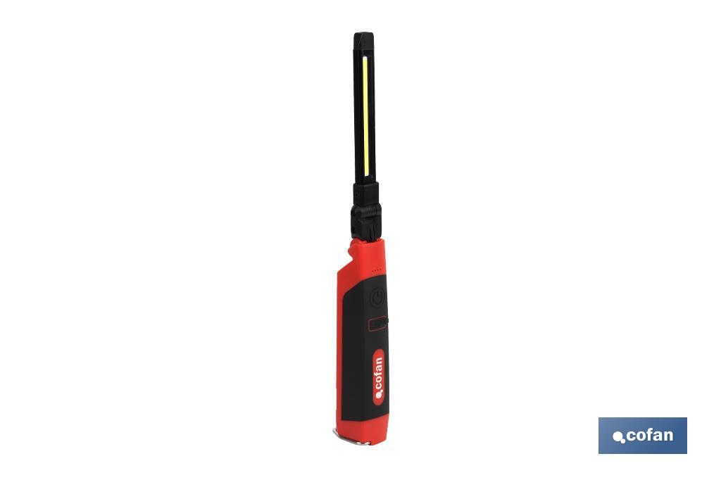 Lampada de Inspeção Dobrável | 5 W COB LED 6500 K | Ligação USB
