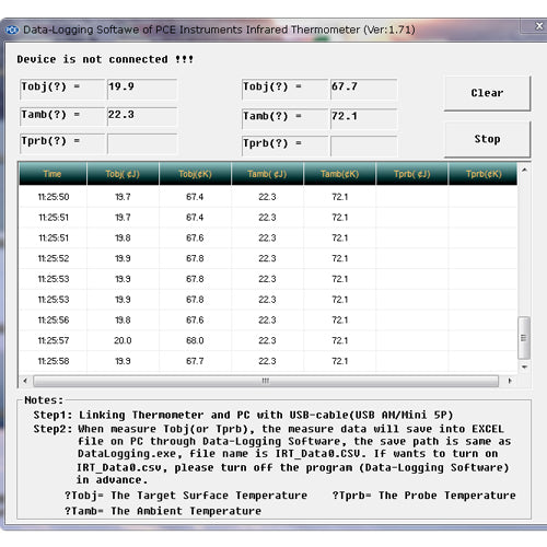 Termómetro infravermelho PCE-895