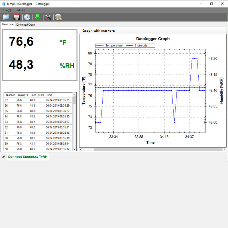 Termo-higrómetro PCE-HT 72
