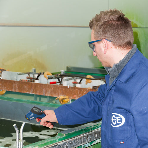 Termómetro infravermelho PCE-889B-ICA incl. certificado de calibração ISO