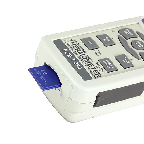 Termómetro PCE-T390-ICA com certificado de calibração ISO