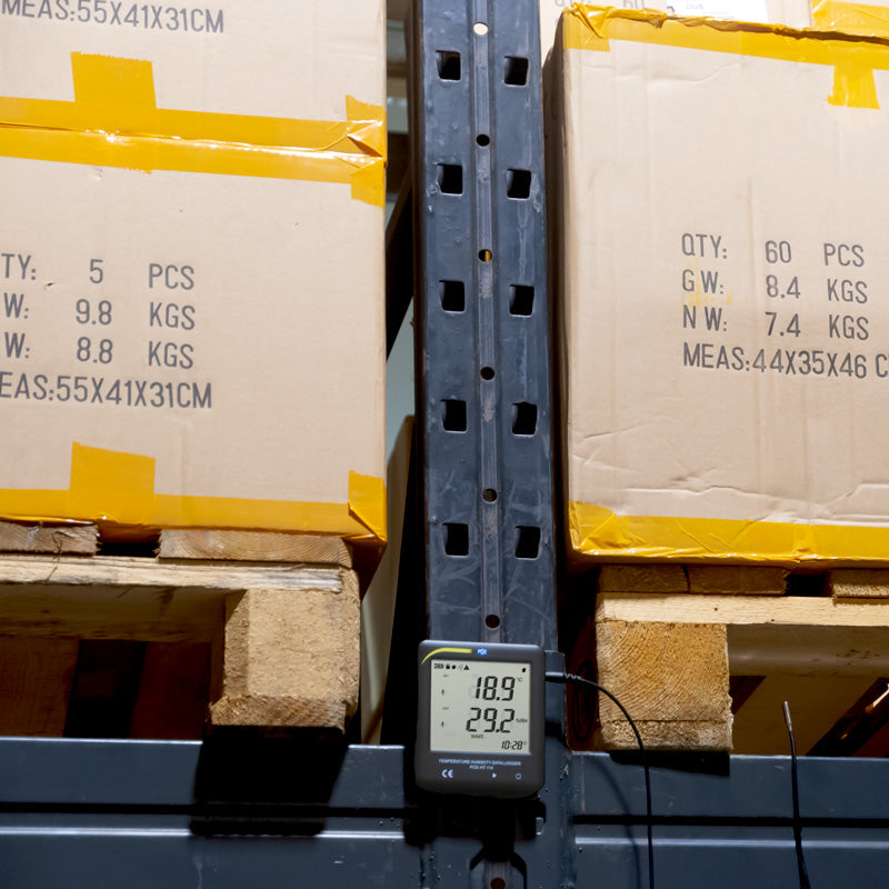 Termo-higrómetro PCE-HT 114-ICA incluindo certificado de calibração ISO