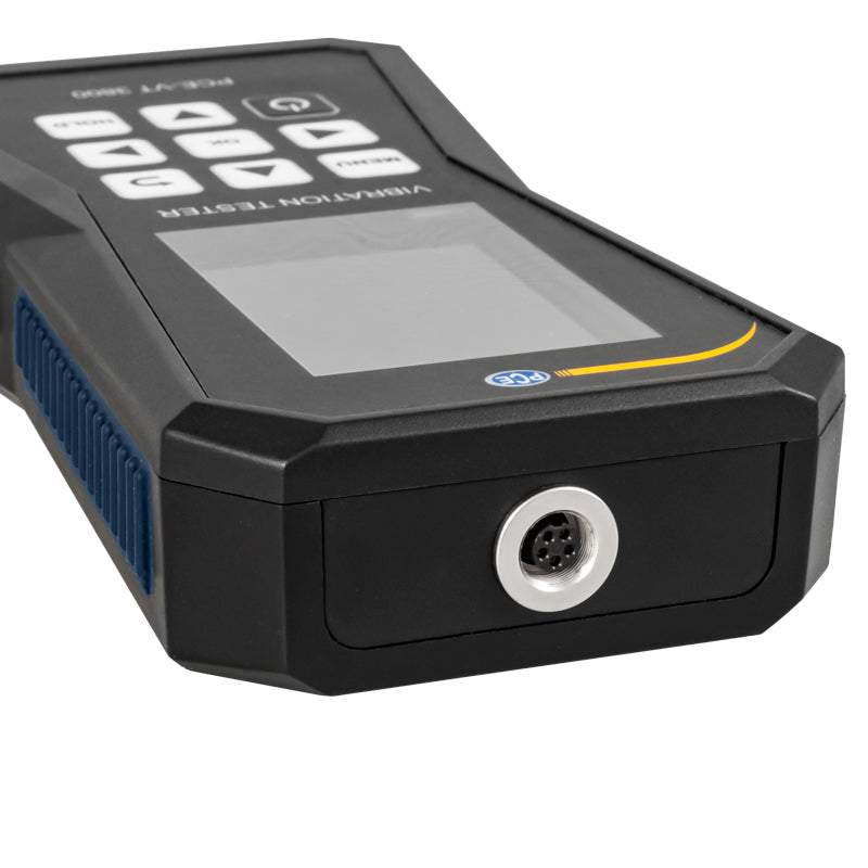 Medidor de vibração PCE-VT 3900-ICA, incluindo certificado de calibração ISO