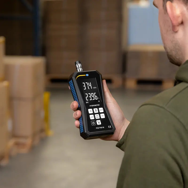 Termo-higrómetro PCE-THD 50-ICA incluindo certificado de calibração ISO