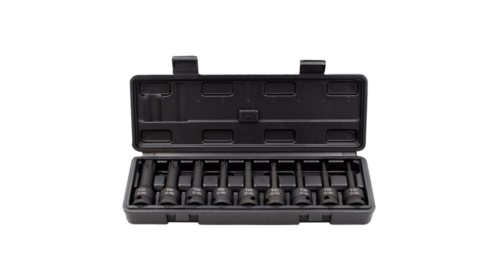 JOGO 09 CHAVES TORX T-20/T-70 IMPACTO