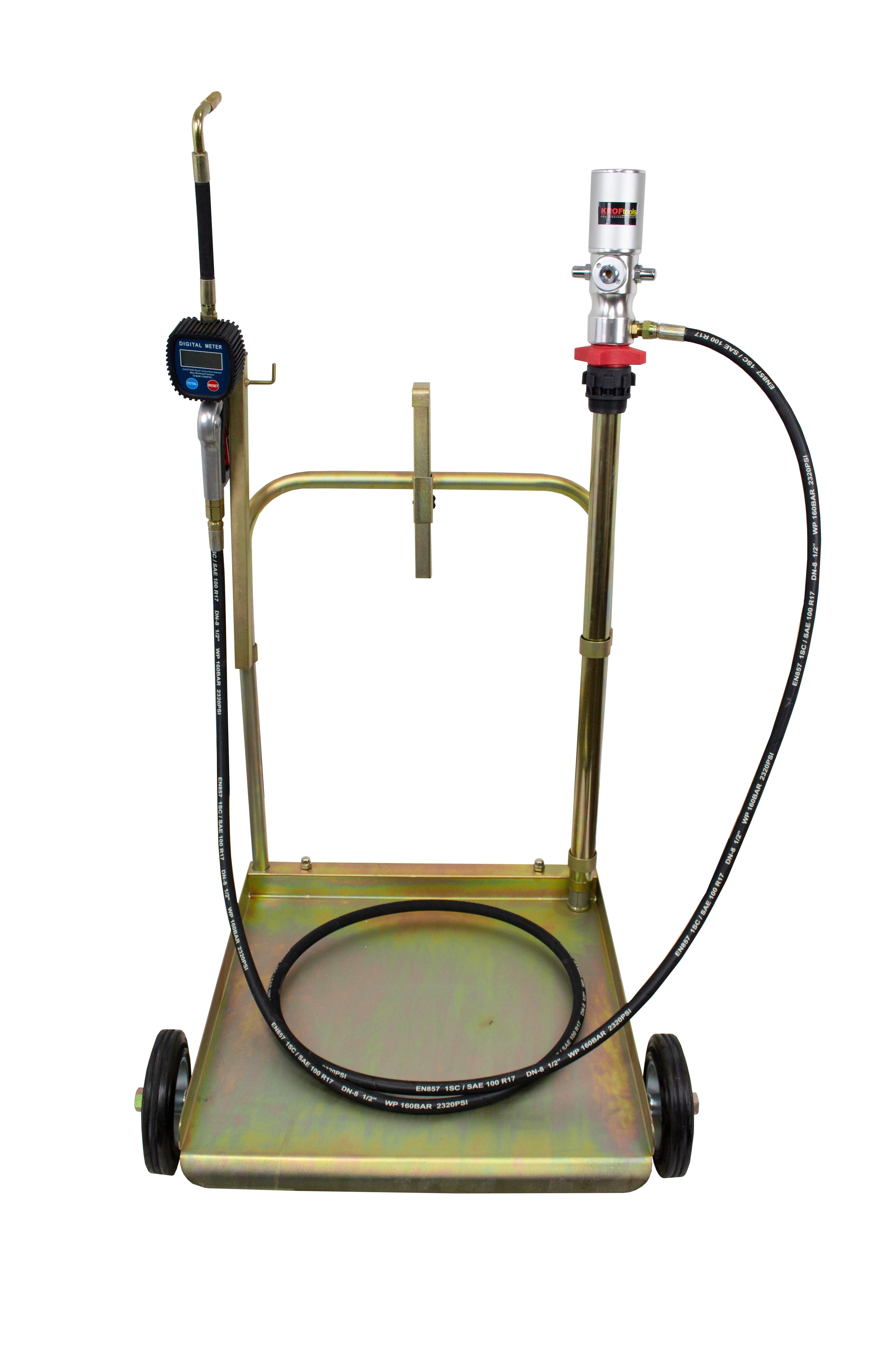 KIT BOMBA ÓLEO 5:1 PNEUMÁTICA C/ TROLLEY 180-220KG (8301)