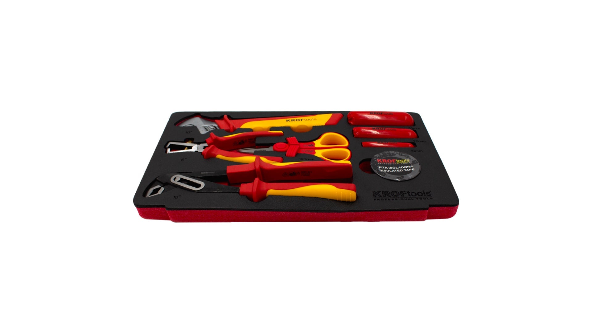 MÓDULO ALICATES/FITA/CHAVE INGLESA ISOLADA 8PCS (8365)