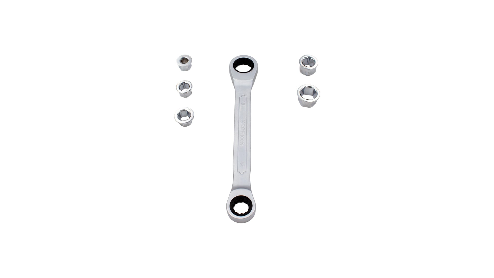 KIT CHAVE BOCA ROQUETE 14*19MM COM ADAPTADORES 8-17MM (8370)