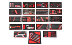 CARRO FERRAMENTA 7 GAVETAS 259PCS. VERMELHO (8502VER)