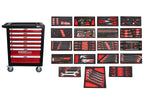 CARRO FERRAMENTA 7 GAVETAS 259PCS. VERMELHO (8502VER)
