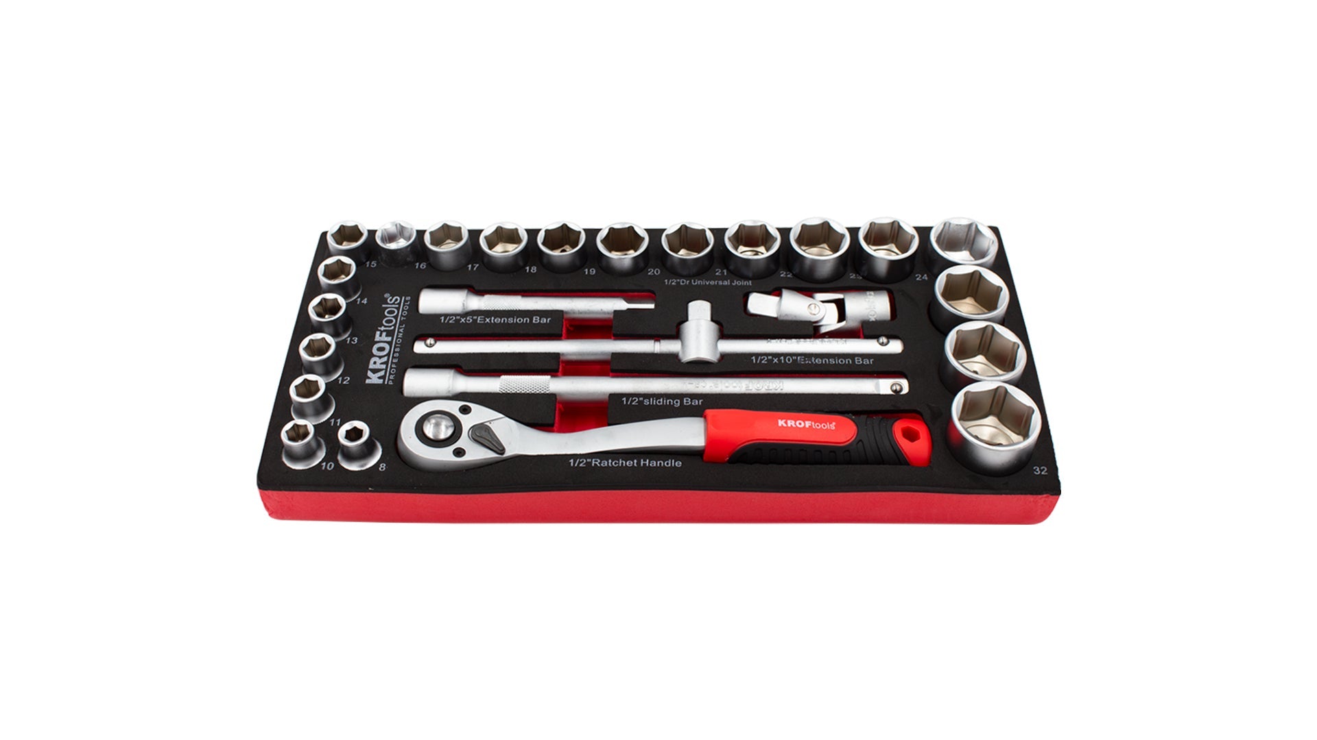 MODULO 026Pcs CHAVES CAIXA 1/2 ROQUETE (8515)
