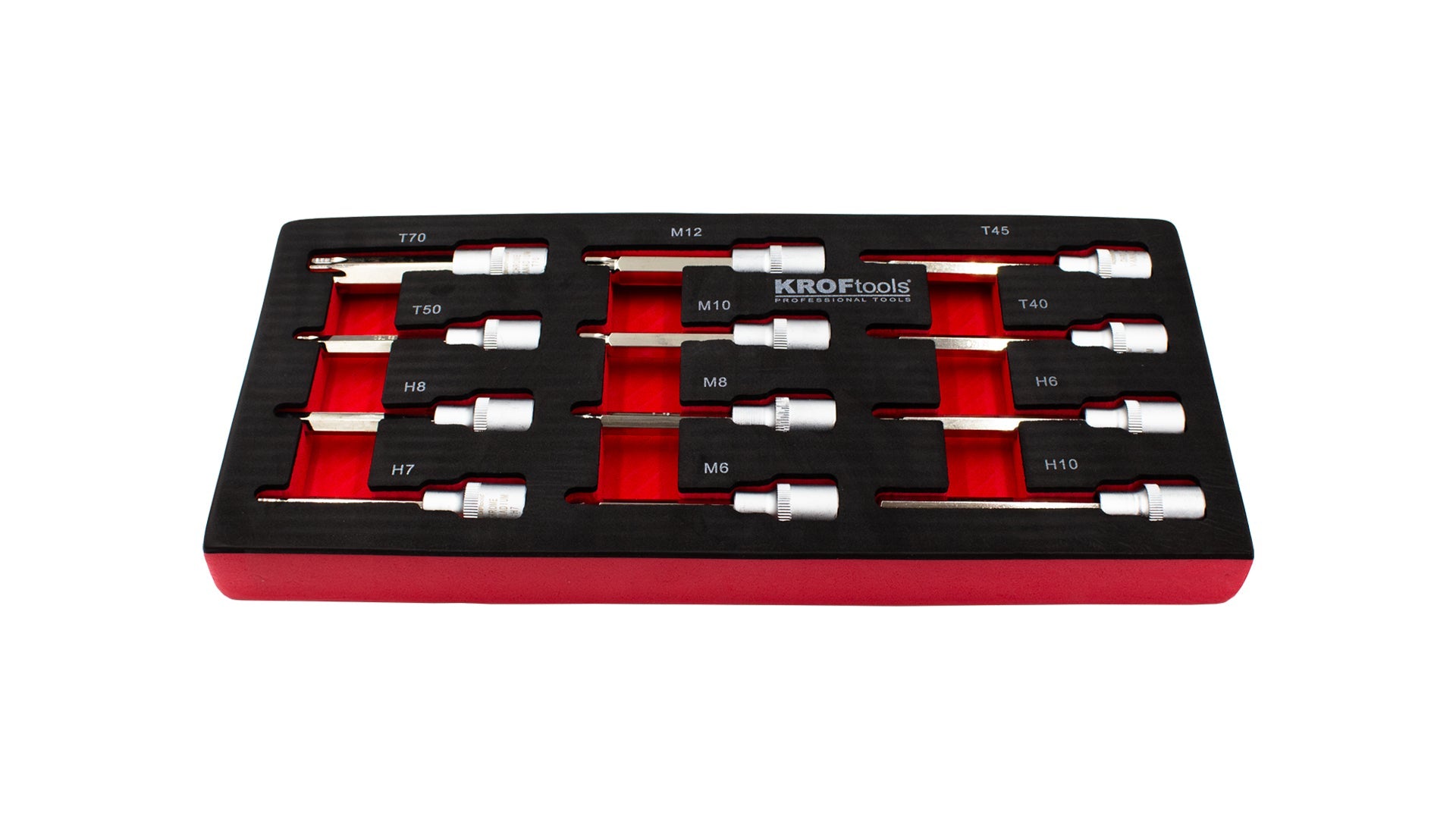 MÓDULO CHAVES BIT HEX. TORX 1/2" 12 pcs (8603)