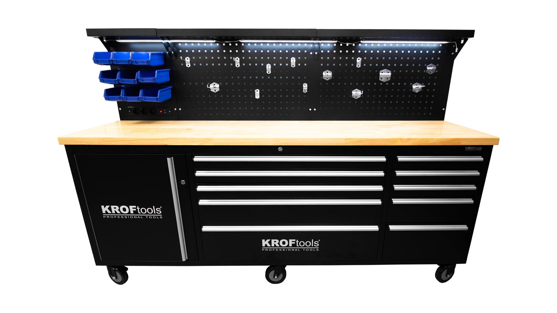 CARRO TRABALHO 84" C/ LED E TOMADA ELÉTRICA (8631)