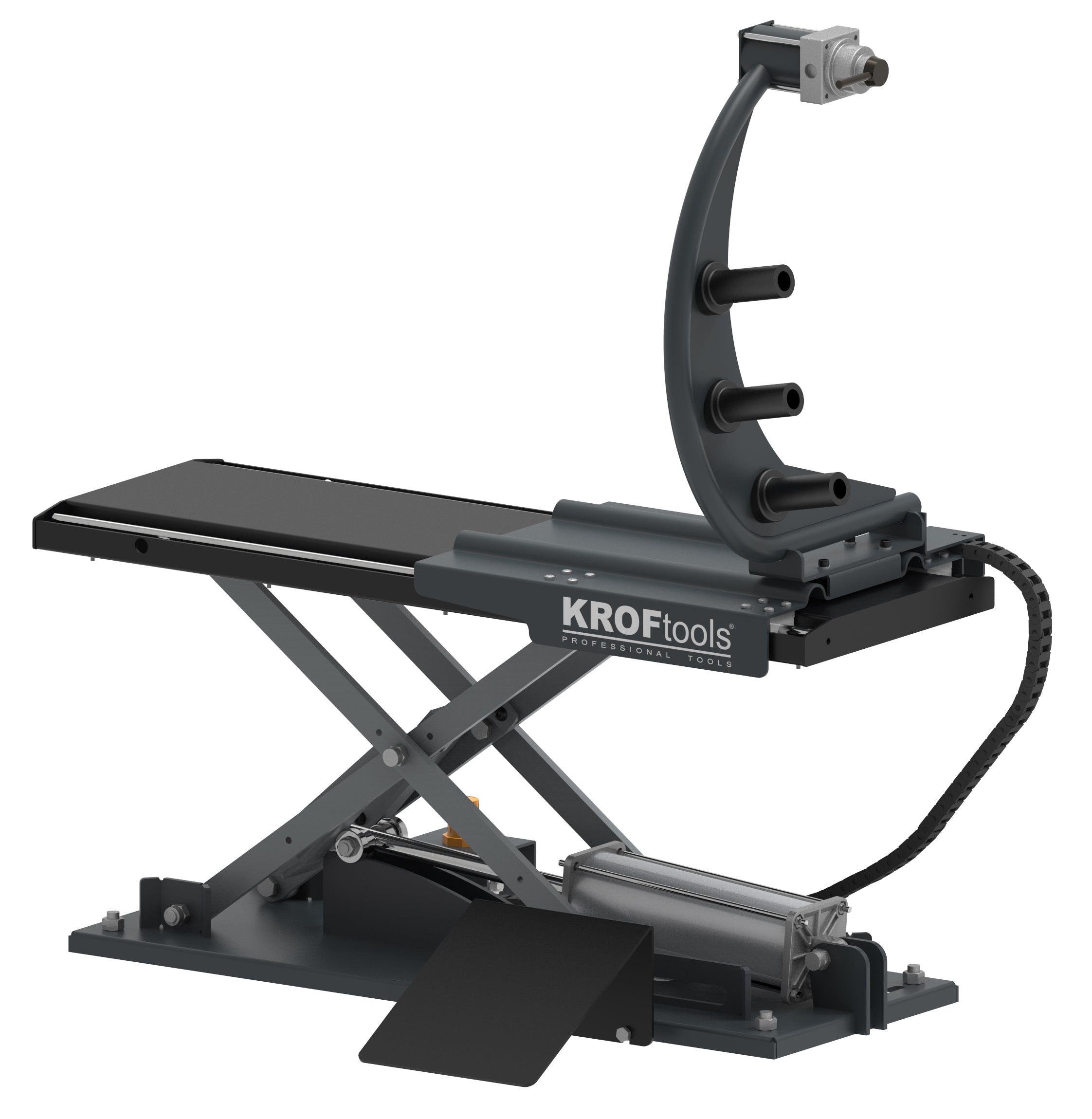ELEVADOR RODA PNEUMÁTICO PARA BALANCEADORA PNEUS 80 KGS