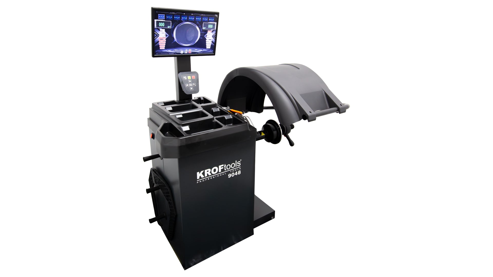 MÁQUINA CALIBRAR RODAS AUTOMÁTICO 10"-24" C/ LASER e LCD 21''
