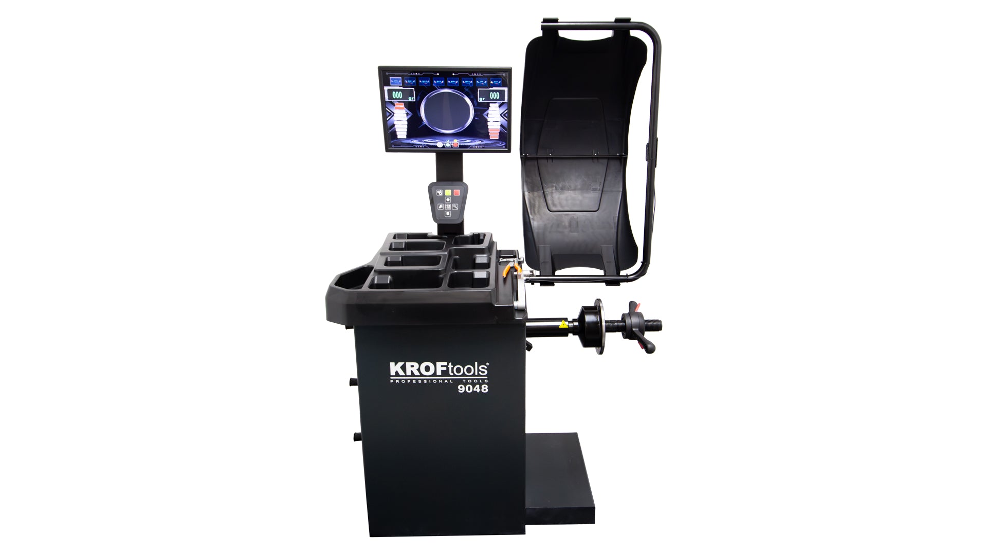 MÁQUINA CALIBRAR RODAS AUTOMÁTICO 10"-24" C/ LASER e LCD 21''