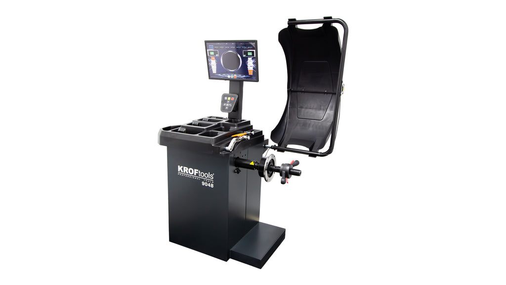 MÁQUINA CALIBRAR RODAS AUTOMÁTICO 10"-24" C/ LASER e LCD 21''