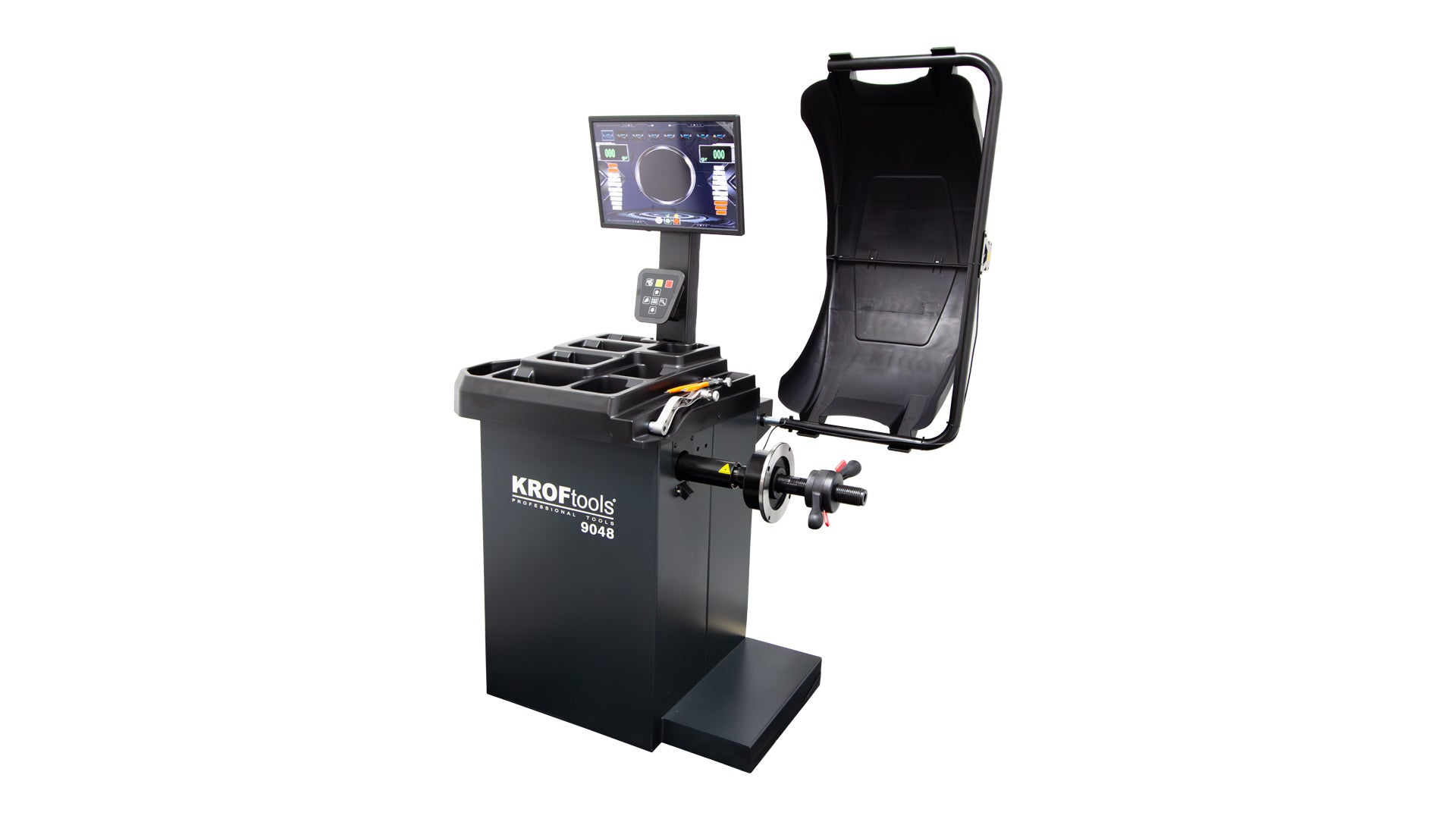 MÁQUINA CALIBRAR RODAS AUTOMÁTICO 10"-24" C/ LASER e LCD 21''