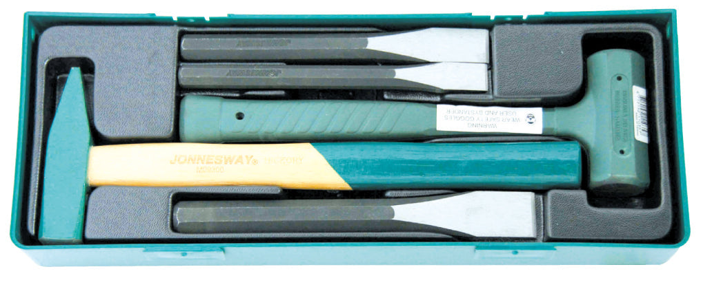 Tabuleiro c/2 martelos e cinzeis