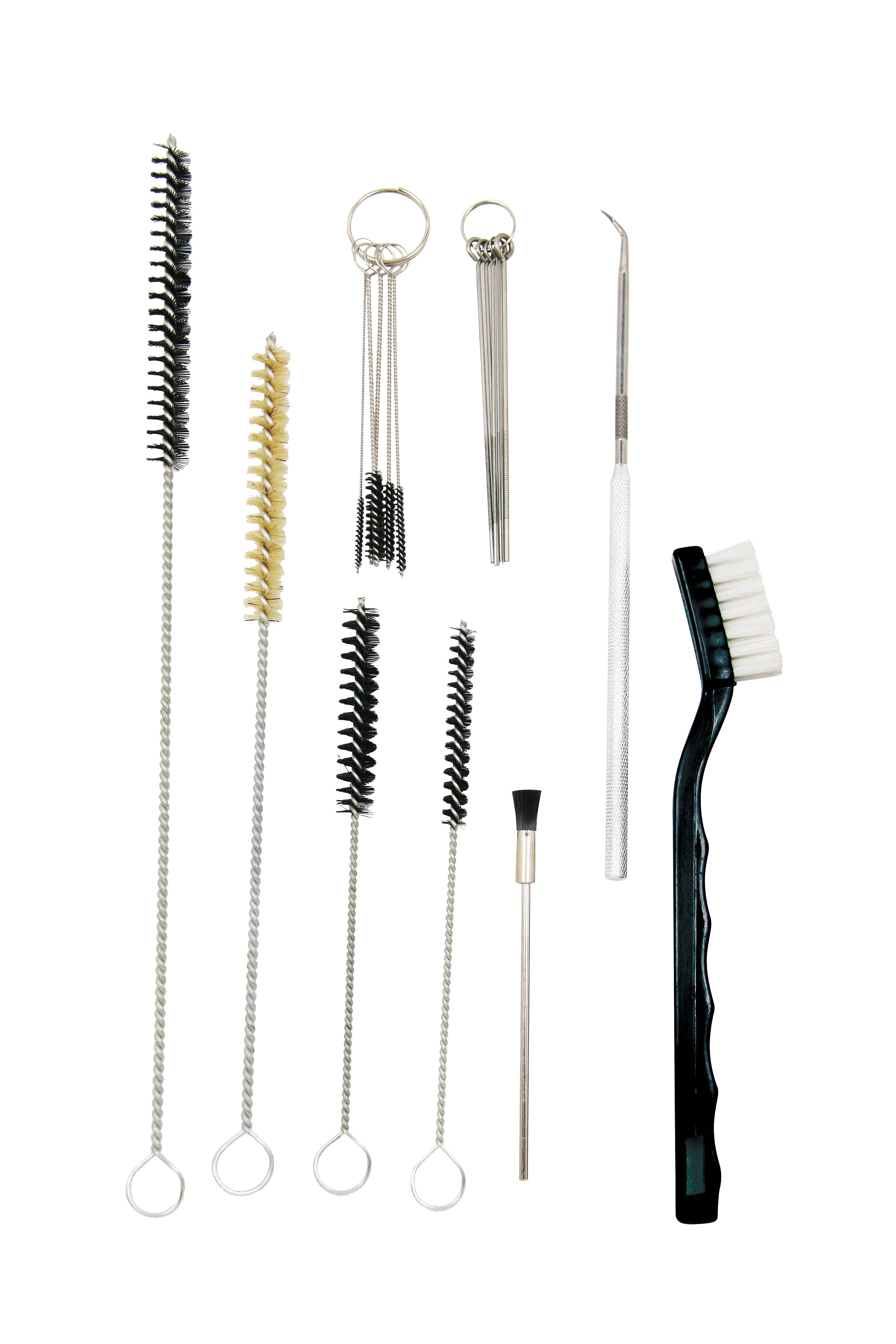 Kit limpeza pistolas pintura 17pcs