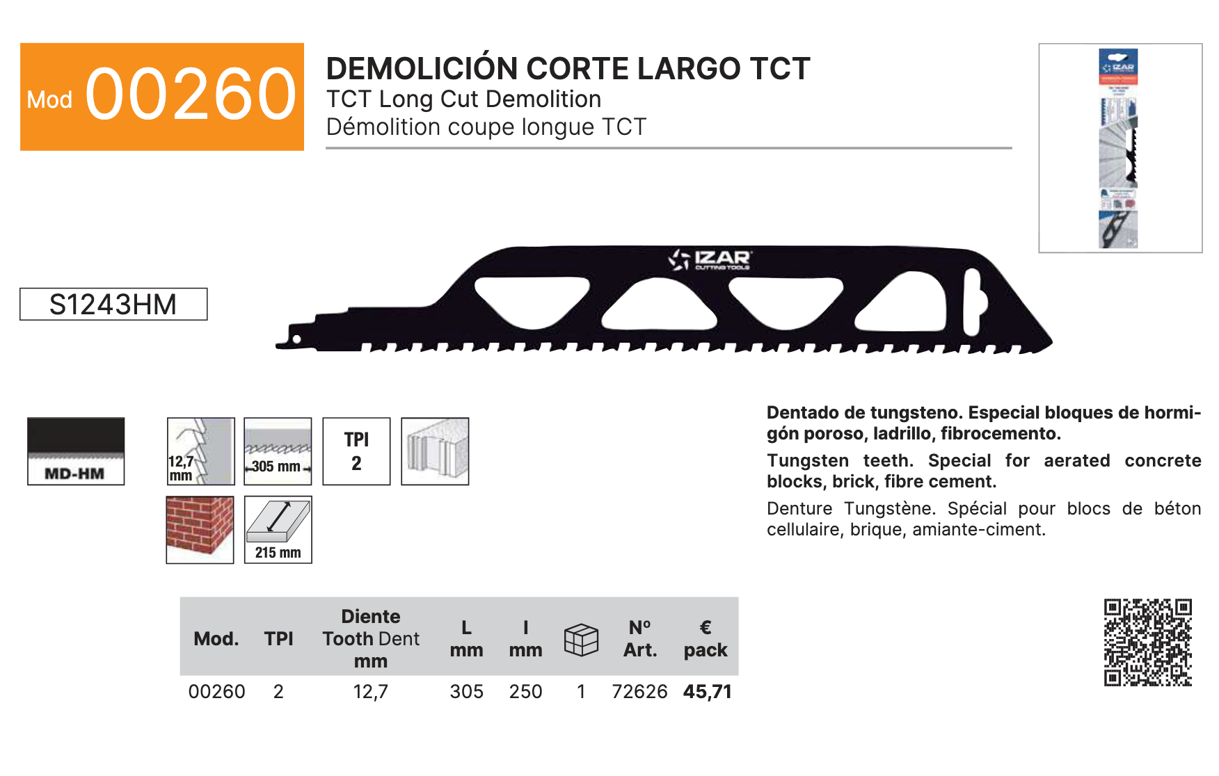 SERRA TICO-TICO MOD.260
