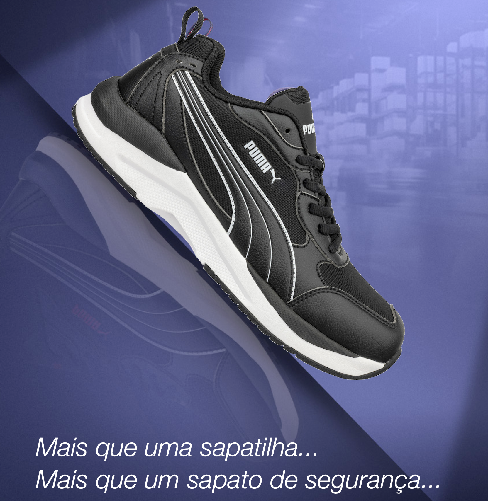 SAPATILHA DE PROTEÇÃO SHIFT BLK/WHITE S3S PUMA