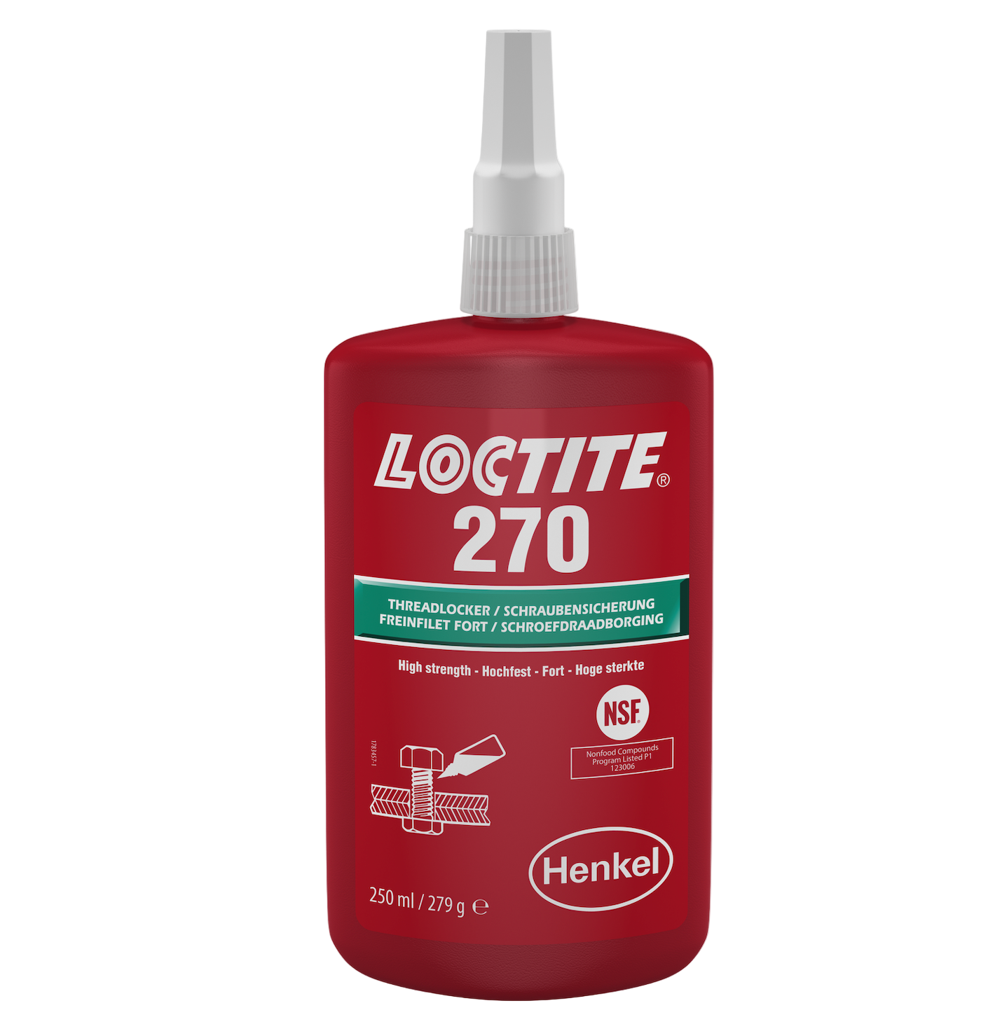 LOCTITE 270 – Fixador de Roscas Alta Resistência (EPIG / Standard)